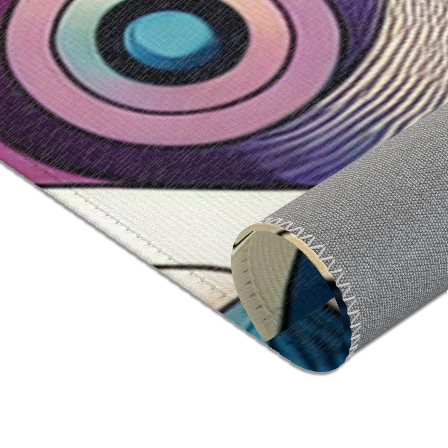 48" x 72" close-up rolled